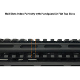 UTG Super Slim Picatinny Riser Mount, 0.5" Height, 13 Slots- MT-RSX5L